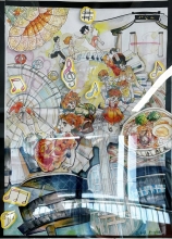 《五彩童年，愛在淮南城》 孔子琪 13歲   淮南市謝家集區(qū)淮河中學(xué)七（2）班
