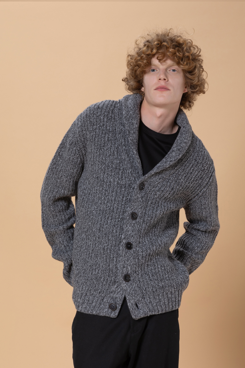 Cains Moore Sito Ufficiale Cardigan "Hernest" 100% Lana F08231011-0161